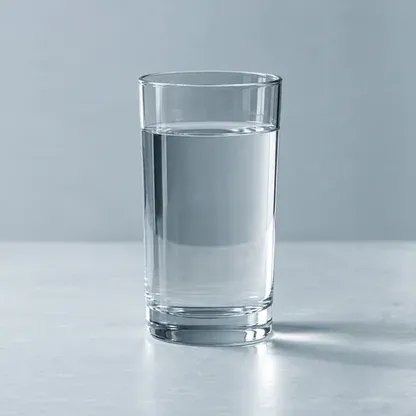 Glass of water