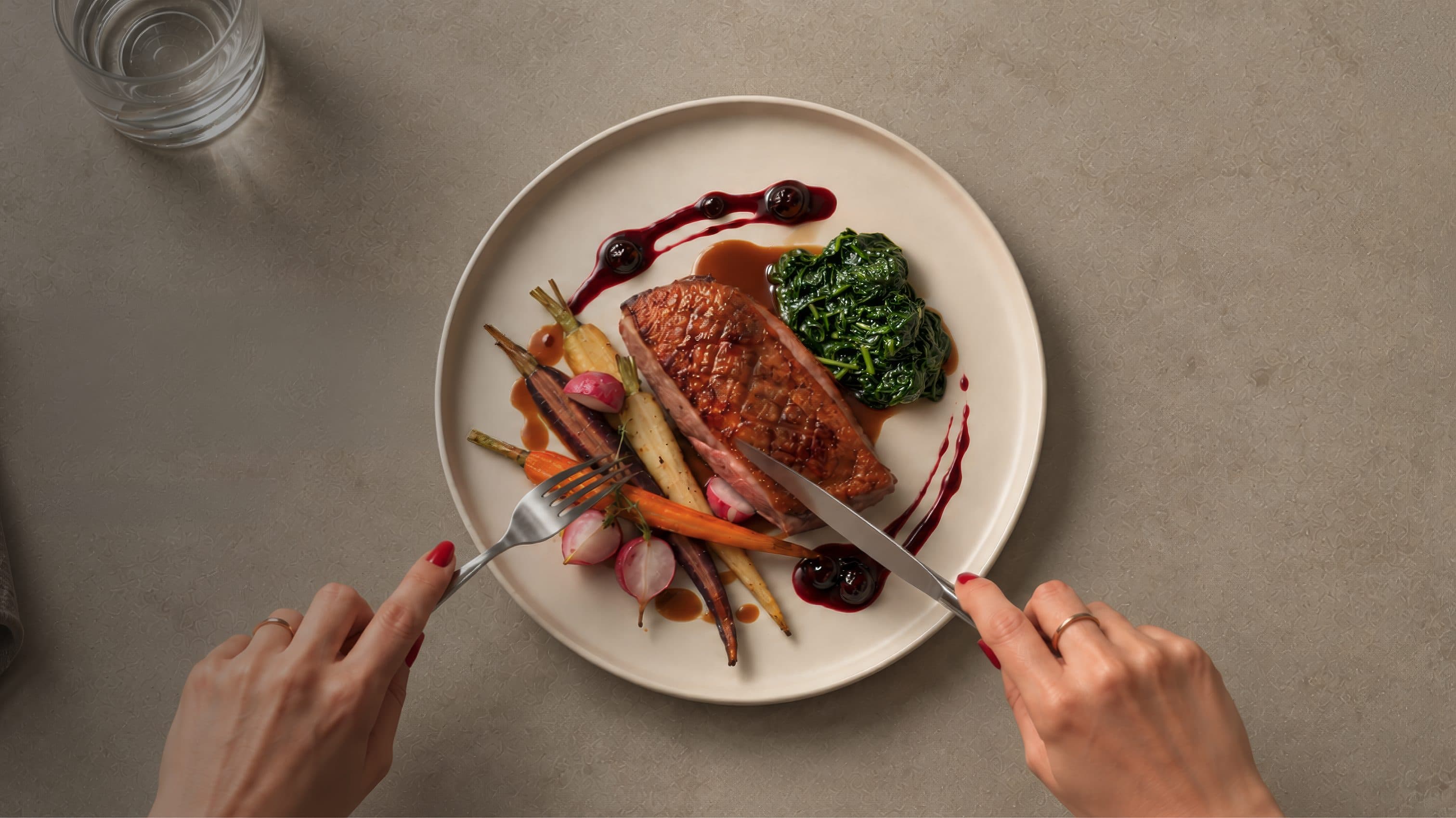 Plate of food